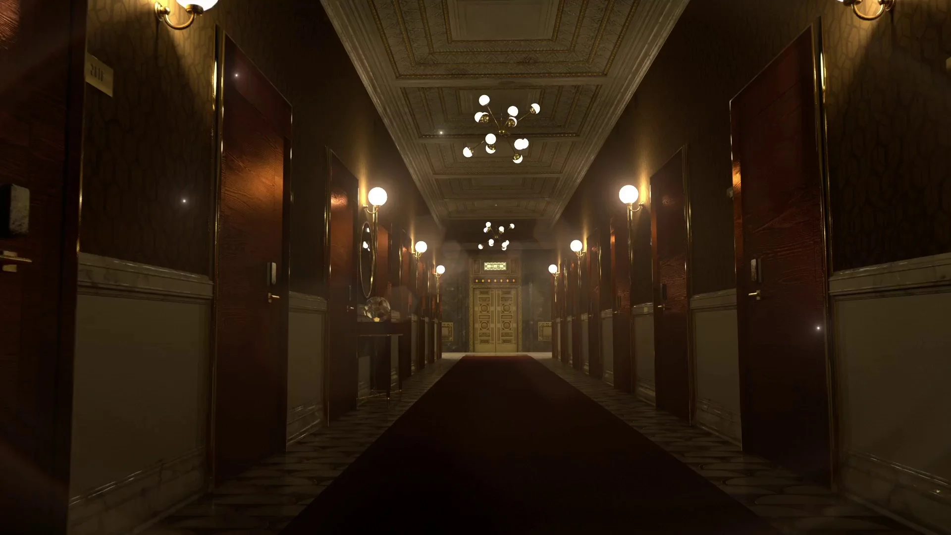 Art Deco Hotel Hallway