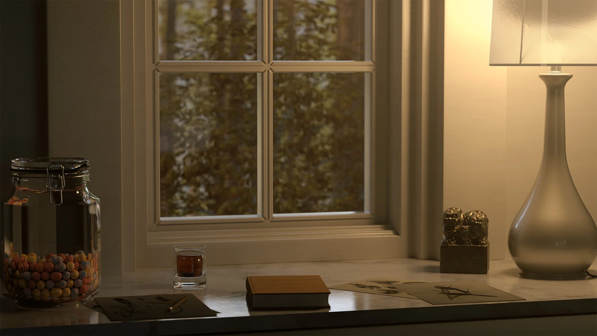 Soft Lighting - Interior Window